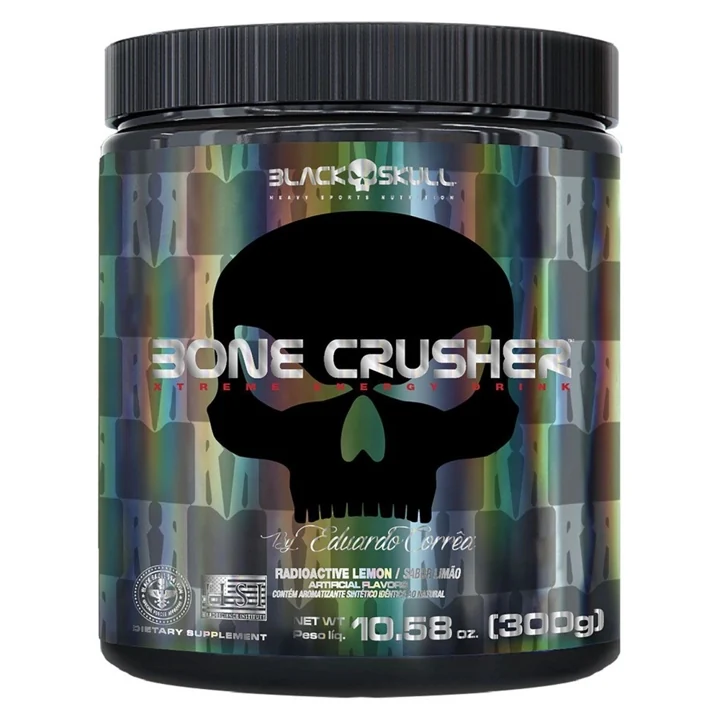 Bone Crusher Black Skull, 300 g