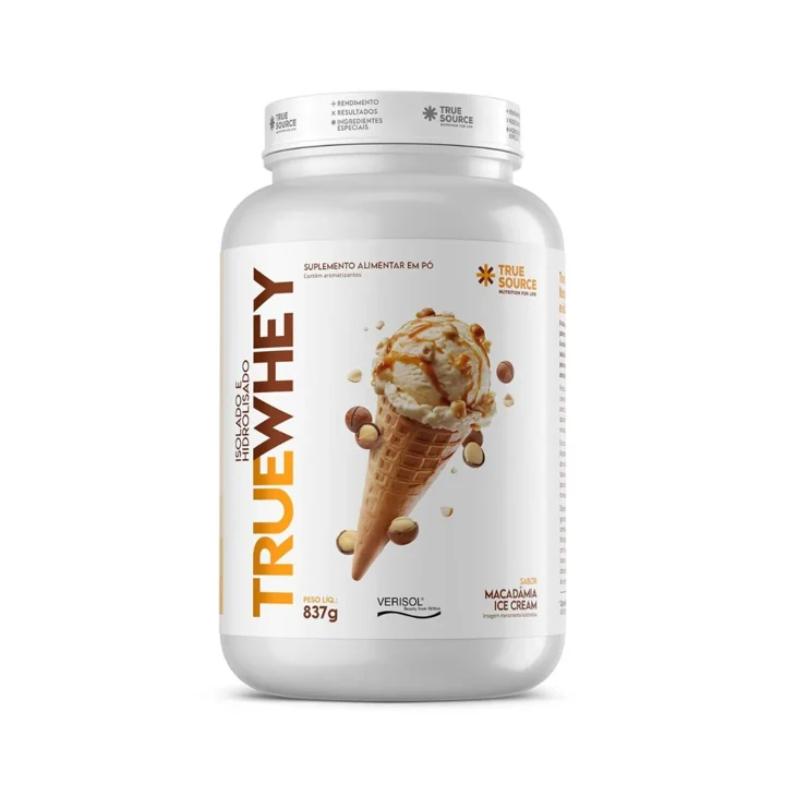 True Whey, Macadamia Ice Cream · 837 g